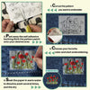 Instructions for making stick and stitch embroidery using pre-printed floral patterns on paper