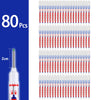 A collection of 80 precision waterproof marking pens for woodworking and crafts, shown in a vertical layout.