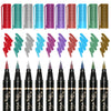 A collection of 10 skin painting face paint tubes in various colors and shades.