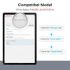 A diagram showing the steps to verify a compatible model for a Galaxy Tab S10 Lite or S11/S10 Fe tablet.
