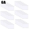 A set of 6A zippered budget envelopes for notebooks, shown in a row.