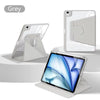 A grey 360° rotating protective case for an iPad is shown alongside a smartphone.