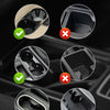 Various views of a suitable cup holder mount for phones and cups, showing different angles and compatibility.