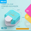 Blue KW-triO three in one corner rounder crafting tool with various rounder effects