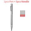 A set containing one pen and five needles for precision carbide tip scribing.