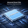 A close-up view of an AX88179B advanced smart chip mounted on a printed circuit board.