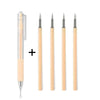 A set of precision craft knives for scrapbooking and DIY art, shown with individual blades and a plus sign.