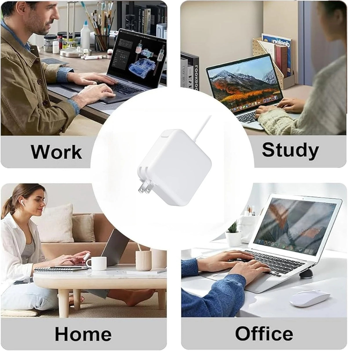Apple Compatible Laptop Charger Adapter