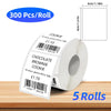 Rolle aus Schokoladen-Brownie-Kekskuchen-Papier mit Barcode und Preisschild