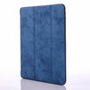 A dark blue retro marbling skin for an iPad Pro, shown in a vertical view.