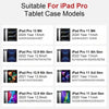 A list of compatible tablet case models for iPad Pro including various generations and screen sizes.