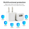 White multifunctional protection cube with multiple safety features like overcurrent, over-heat, and short-circuit protection