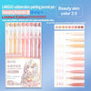 Languo collaboration painting journal pen set featuring various skin tones and colors for artistic use