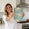 A woman holds a guide titled Just 10 minutes a day Tai Chi Walking A Weight Loss Guide for seniors.