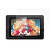 Anti-glare matte screen protector for a digital drawing tablet with a clear plastic sheet.