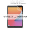 Un protector de pantalla mate en una tableta iPad Air 1/2 Pro de 9.7 pulgadas.