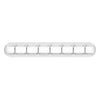 A clear silicone cable organizer and winder set with multiple slots for storing and managing cables.