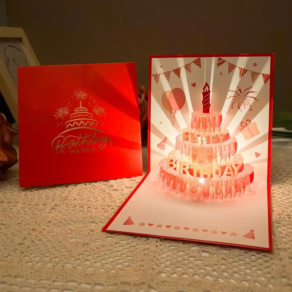 Musical LED Birthday Greeting Card