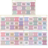 A grid of large print self-adhesive Bible tabs featuring names and biblical figures organized by theme.