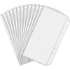 A stack of A6 zippered budget envelopes for notebooks.