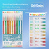 A set of Morandi gel pens in the Salt Series featuring various colors and designs for painting and journaling.