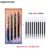 A set of 4 pens and 10 black refills from ZENYTH STARSHIP pen set