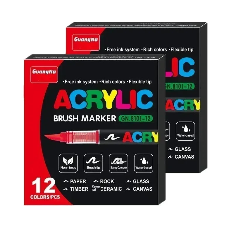 DIY Acrylic Art Markers - Vibrant Color Set