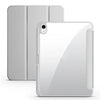 A white premium protective case for an Apple iPad is shown next to its matching back cover.