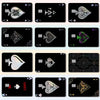A collection of holographic laser card stickers featuring various decorative designs and shapes.