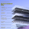 Cross-section diagram showing the five-layer soundproof filling structure of a mechanical Bluetooth wireless keyboard.