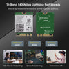 Tri-Band 5400Mbps Lightning-Schnell-Adapter für HD-Filme, flüssiges Gaming und Immersion