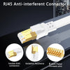 RJ45 Anti-Interferenzeanschluss mit flexiblen Steckern, Oxidationsbeständigkeit und 8 goldplattierten Kontaktenpins