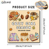 A coloring book titled Cozy Girl Season featuring seasonal and cute patterns on a beige cover.