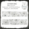 Packaging for JD-PDWH-08 PET/1 Involve vintage gothic Halloween masking tape for journaling and DIY crafts