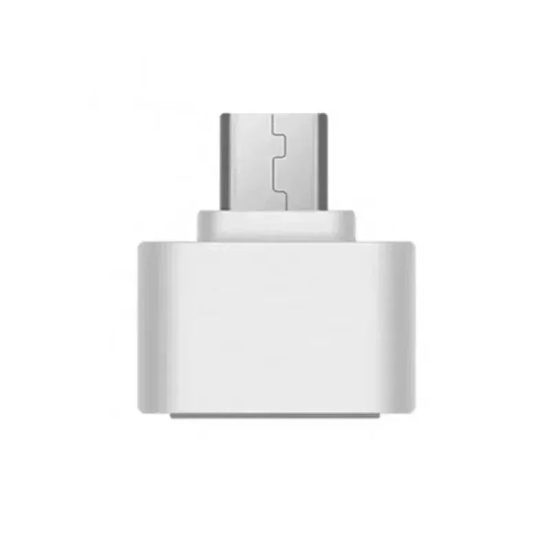A white high-speed metal USB 3.2 flash drive with a silver connector.