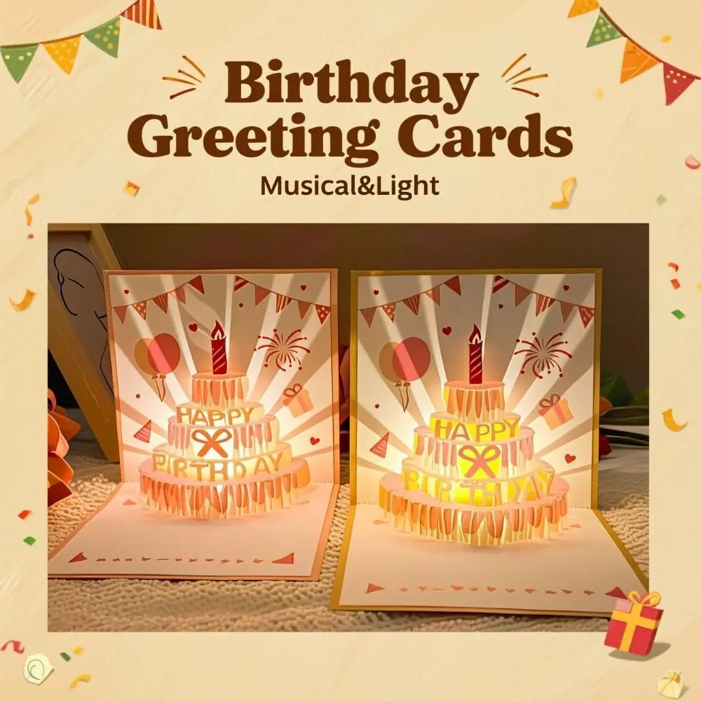 Musical LED Birthday Greeting Card