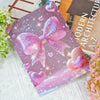 Pink glitzerndes Schleifen-Design auf einer Insertkarte für Kindle und Tablet