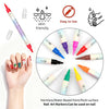 A set of multi-surface nail art markers and pens in various colors for detailed nail designs.