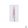 A white portable mini paper cutting machine with a vertical slot design.