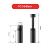Black VC-16 GPU support bracket with a threaded post and mounting features.