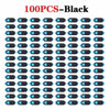 100 pieces of black privacy sliding camera covers for laptops and devices
