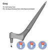Gray 1pc craft cutting tool with a replacement blade and various cutting angles shown.
