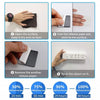 Instructions show how to use heavy duty double-sided foam mounting tape for various surfaces.