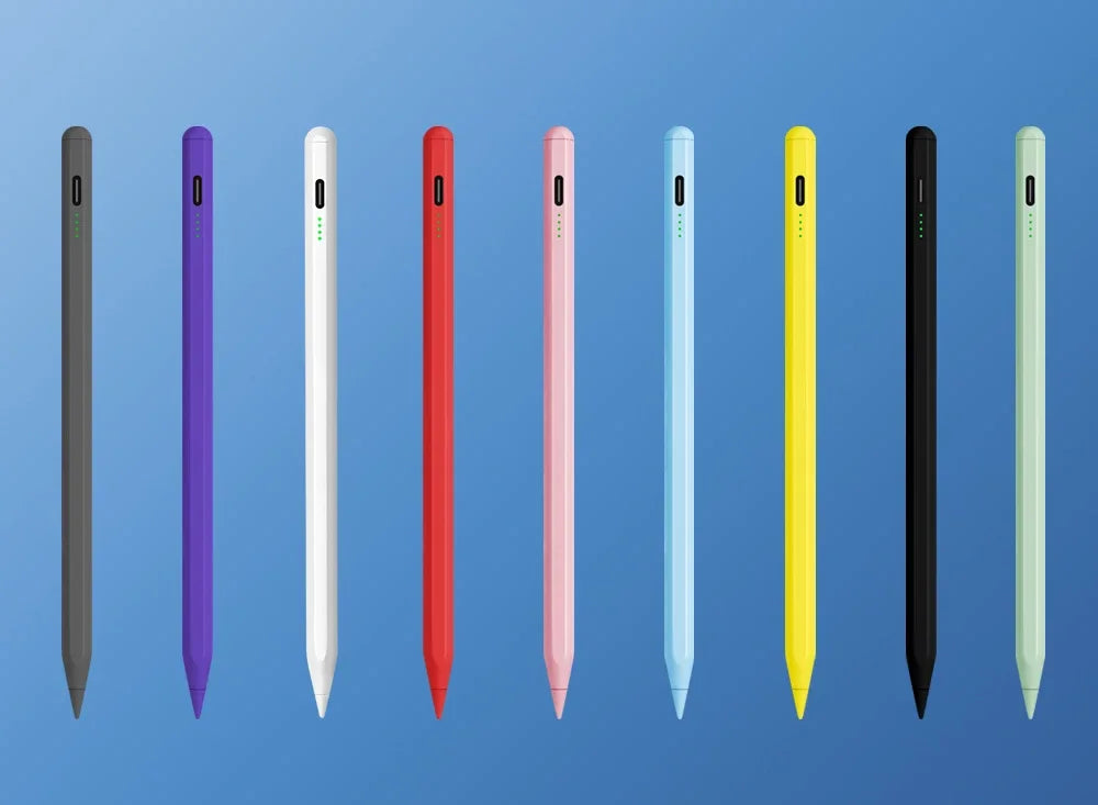 Une rangée de dix combos clavier et souris Bluetooth universels de différentes couleurs, y compris noir, violet, blanc, rouge