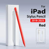 Roter Apple Pencil Stift neben seinem weißen Ladecase für das iPad