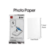 A package of photo paper for sublimation printing, showing the product and dimensions.