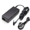 Black 65W AC adapter cable and plug for HP laptops