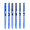 A set of precision rollerball gel pens in various colors and finishes.