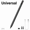 A black Universal capacitive stylus pen shown diagonally against a white background.