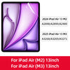 Paper-feel matte screen protector for iPad Air M2 and M3 13 inch models